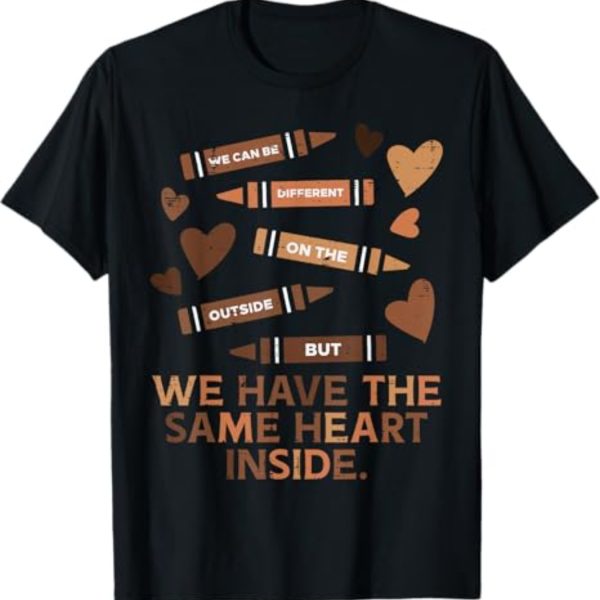 We Have The Same Heart Inside Crayon TShirt