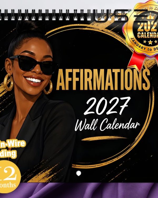 2027 Positive Affirmations Wall Calendar