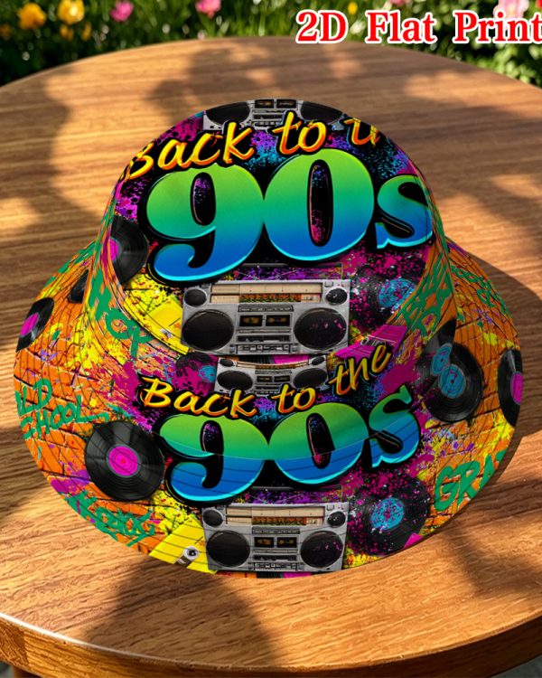 Back to The 90's Hip Hop Bucket Hat