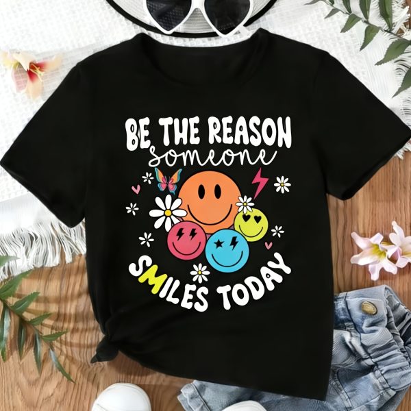 Be The Reason Someone Smiles Kids TShirt