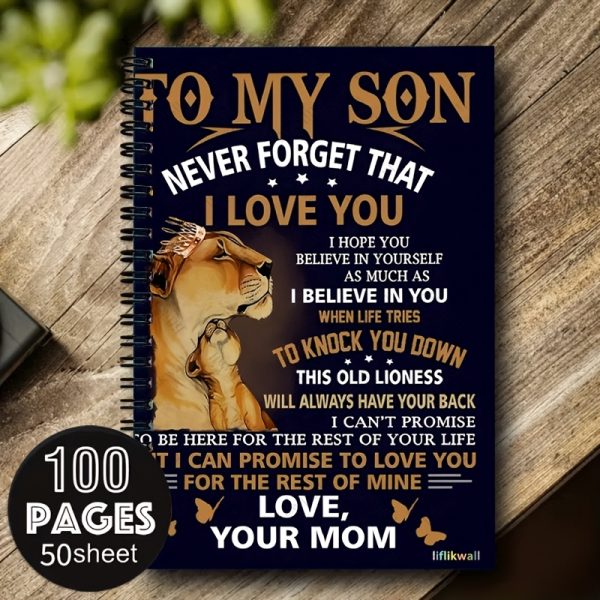 For My Son From Mom Journal. Perfect for High School and College Students